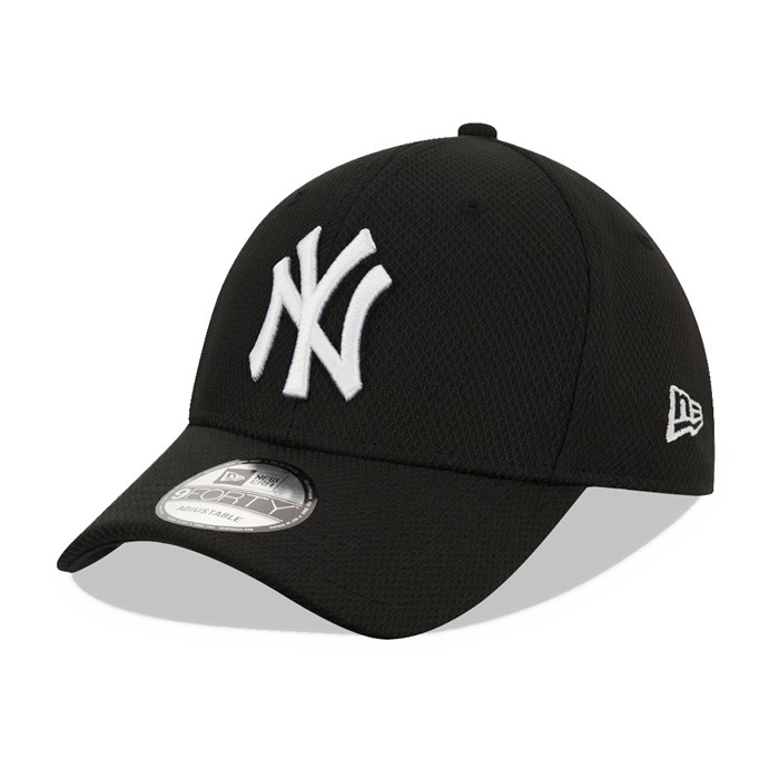 New York Yankees 9FORTY Lippis Mustat - New Era Lippikset Tukkukauppa FI-391582